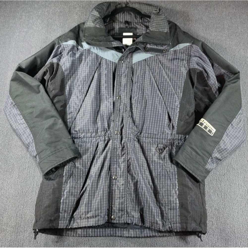 Vtg North Face Extreme Light Ski Mens Jacket Size L Snowboarding W/hidden Hood